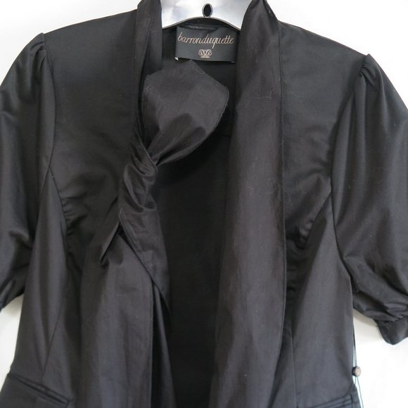 NWT barronduquette Onyx Black Marley Jacket Size M MSRP $485 - Picture 2 of 6